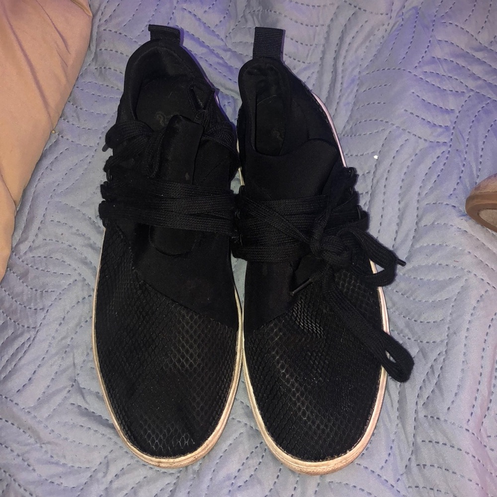 black shoes